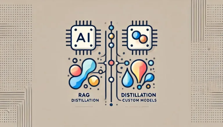 DALL·E 2025 02 06 08.20.55 A refined ultra minimalist vector style illustration representing AI progress. Two simple modern AI chips are symmetrically placed at the center co